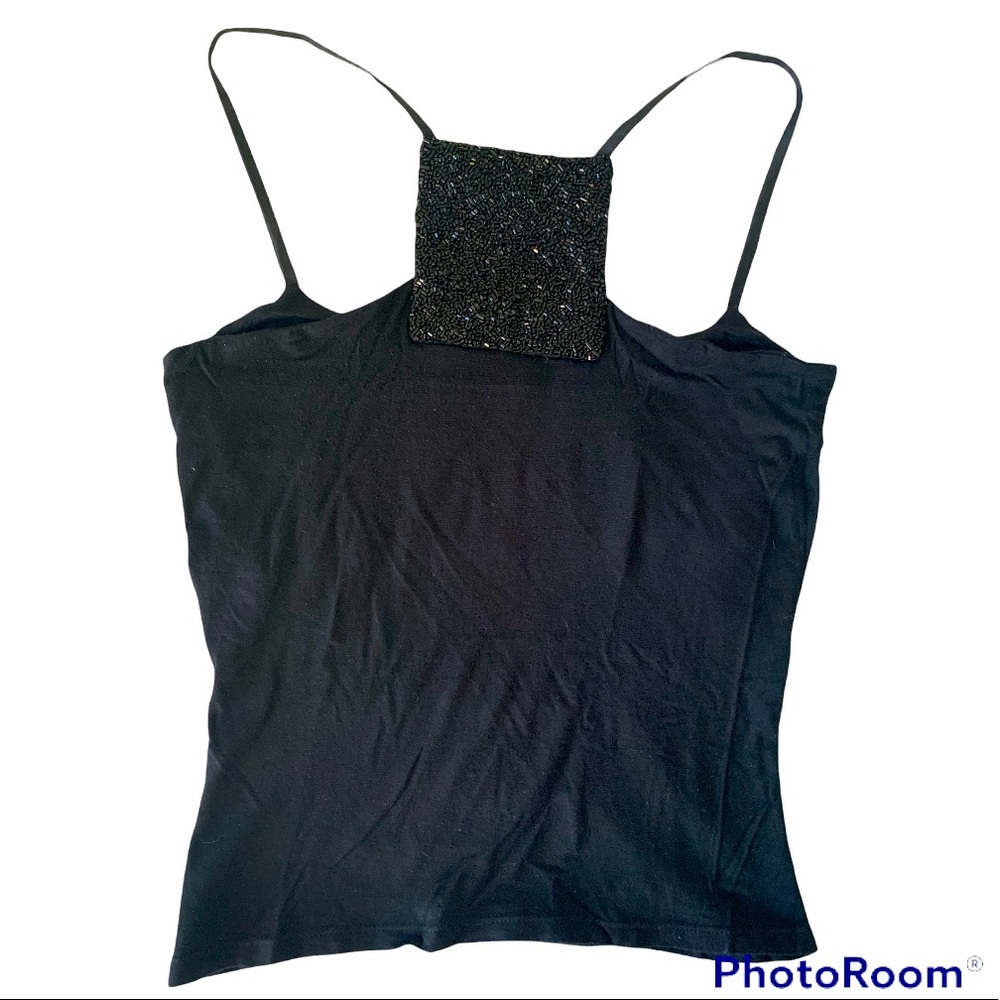 🛍️[10x$30] Beaded Detail Spaghetti Cami